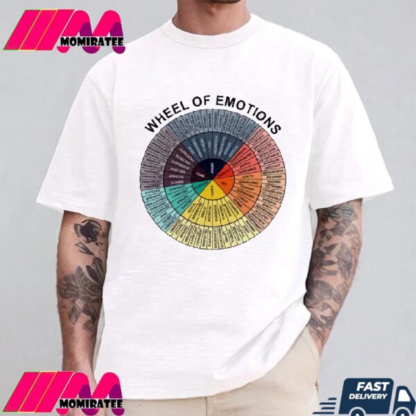 Wheel Of Emotional Vintage Mix Emotional Unisex T Shirt