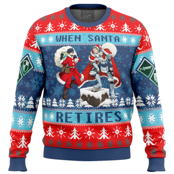 When Santa Retires Log Horizon Gifts For Family Holiday Christmas Ugly Sweater