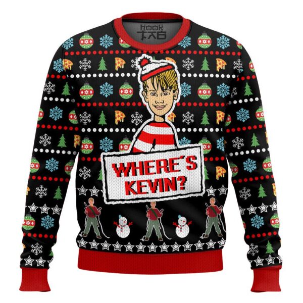 Where is Kevin Home Alone Best Holiday Christmas Ugly Sweater Gifts For Family