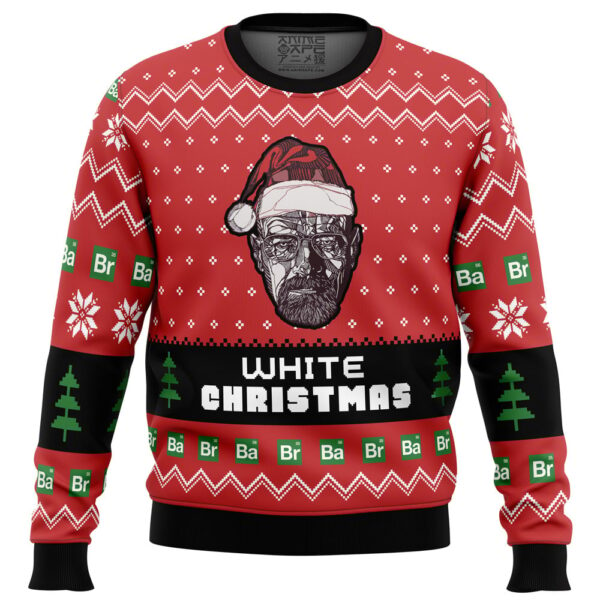 White Christmas Breaking Bad Gifts For Family Holiday Christmas Ugly Sweater