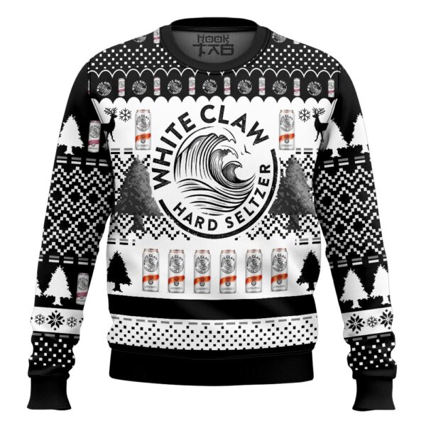 White Claw Best Holiday Christmas Ugly Sweater Gifts For Family