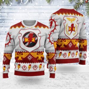 White Scars Iconic Gifts For Family Holiday Christmas Ugly Sweater