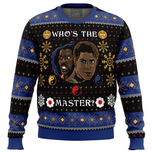 Whose The Master The Last Dragon Gifts For Family Holiday Christmas Ugly Sweater