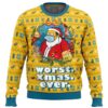 Worst Xmas Ever The Simpsons Gifts For Family Holiday Christmas Ugly Sweater