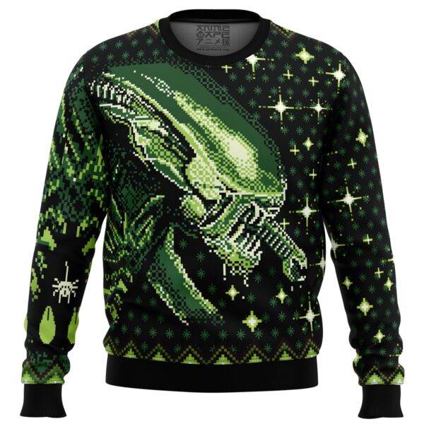 Xenomorph Alien Gifts For Family Holiday Christmas Ugly Sweater