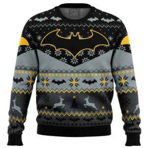 Xmas Batman DC Comics Gifts For Family Holiday Christmas Ugly Sweater