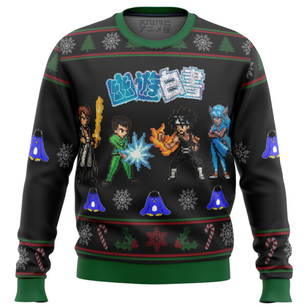 Yuyu Hakusho Ghost Fighter Characters Gifts For Family Holiday Christmas Ugly Sweater