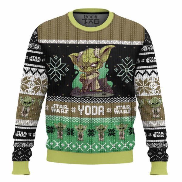 Yoda Star Wars Best Holiday Christmas Ugly Sweater Gifts For Family