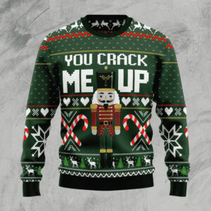 You Crack Me Up Nutcracker Gifts For Family Holiday Christmas Ugly Sweater