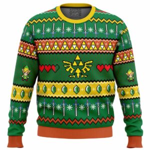 Zelda Gifts For Family Holiday Christmas Ugly Sweater