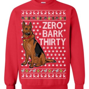 Zero Bark Thirty Meme Dog Lover Best Gifts For Family For Holiday Christmas Ugly Sweater