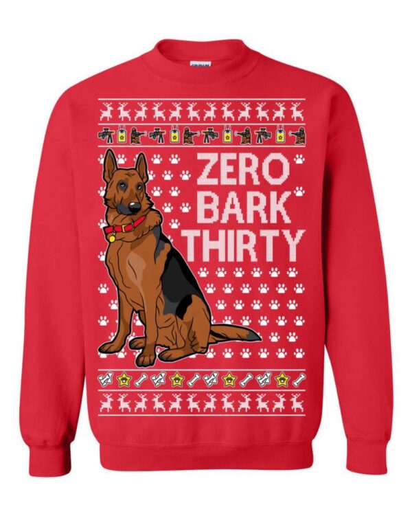 Zero Bark Thirty Meme Dog Lover Best Gifts For Family For Holiday Christmas Ugly Sweater