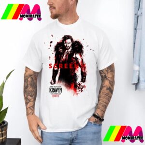 Aaron Taylor-Johnson Kraven The Hunter Official ScreenX Poster Release December 13rd 2024 Unisex T-Shirt