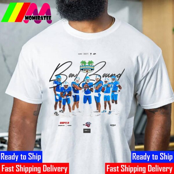 Bowl Bound Buffalo Bulls Football Vs Liberty Flames Football In The Bahamas Bowl On January 4th 2025 Unisex T-Shirt