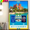 Official Buffalo Bulls Football Vs Liberty Flames Football In The Bahamas Bowl At Thomas A Robinson National Stadium Nassau Bahamas On January 4th 2025 Home Decor Poster Canvas