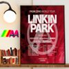 Linkin Park From Zero World Tour 2025 Shows In The Mexico Start On January 31st 2025 Wall Decorations Poster Canvas