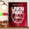 Linkin Park From Zero World Tour 2025 Shows In Europe And The UK Start On June 12nd 2025 Wall Decorations Poster Canvas