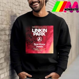 Linkin Park From Zero World Tour 2025 With Special Guests Spiritbox Jpegmafia At Wembley Stadium London Start On June 28th 2025 Unisex T-Shirt