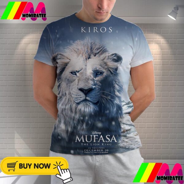 Mads Mikkelsen As Kiros In Mufasa The Lion King Of Disney Release December 20th 2024 All Over Print Shirt