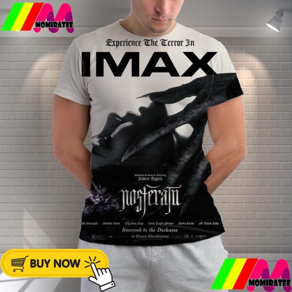 Nosferatu Official IMAX Poster 2025 Succumb To The Darkness All Over Print Shirt